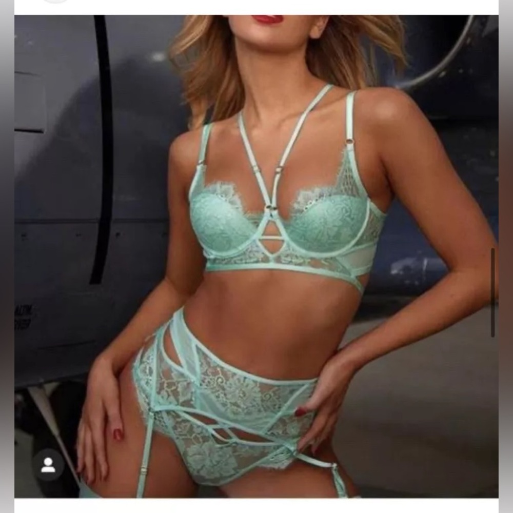 Honey Birdette Vanessa Mint